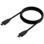 Aisens Cable USB 3.2 Gen2x2 USB-C a USB-C 20Gbps 100W Negro 1m